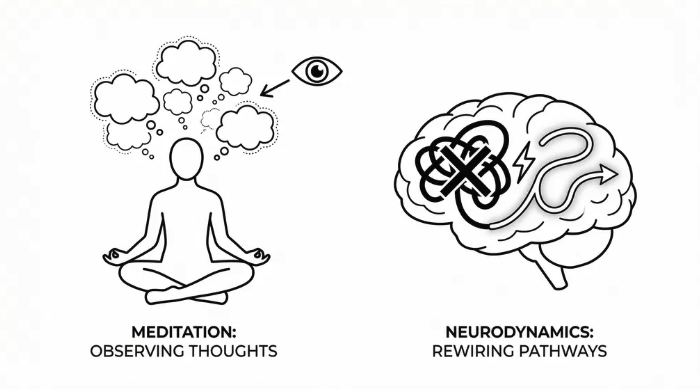 Нейродинамика vs Медитация: Почему осознанность не меняет рефлекс